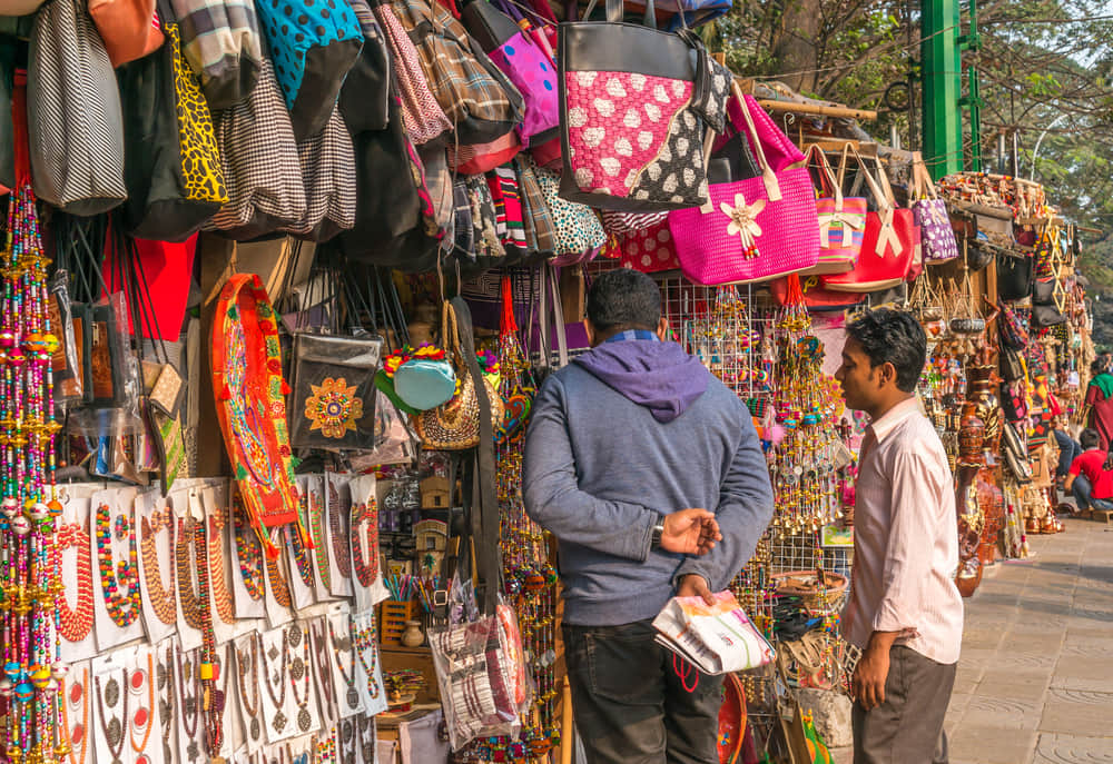Shopping at Shilpgram