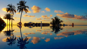 Front View of the Biyadhoo Island Resort