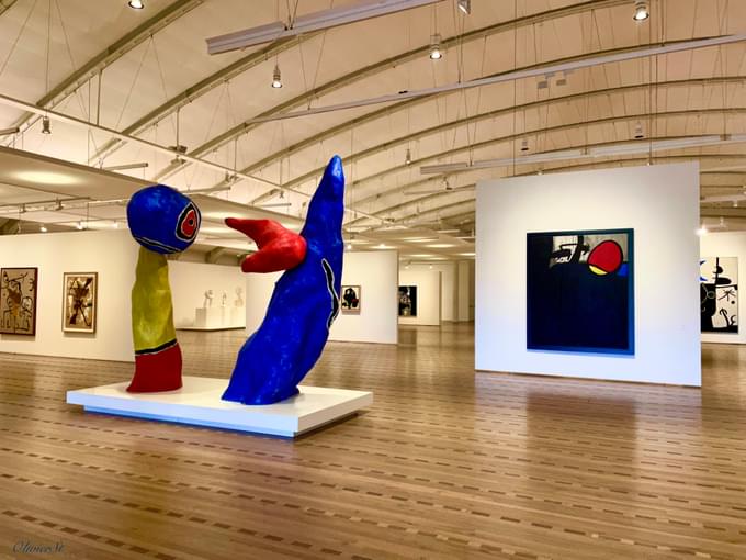 Joan Miro Foundation inside view