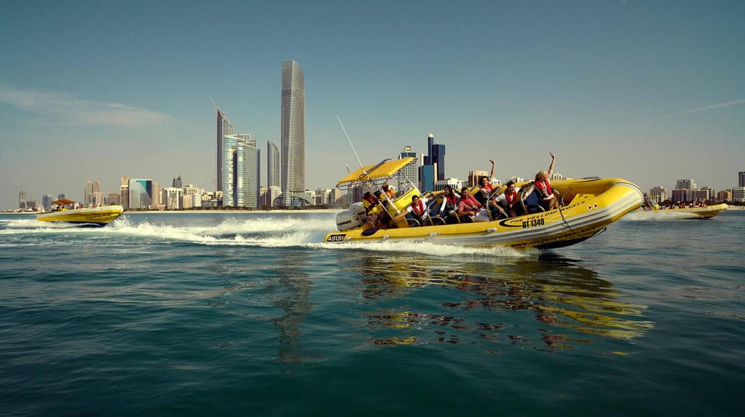 Experience the thrilling 60 minute boating ride.