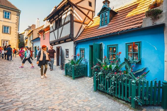 Golden Lane In Prague Castle