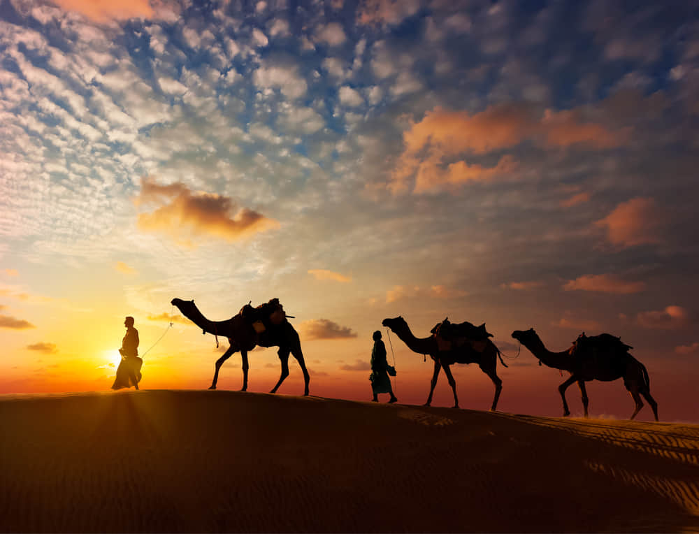 Beautiful Jaisalmer sand dunes