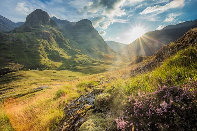 Take in the breathtaking beauty of the Glencoe