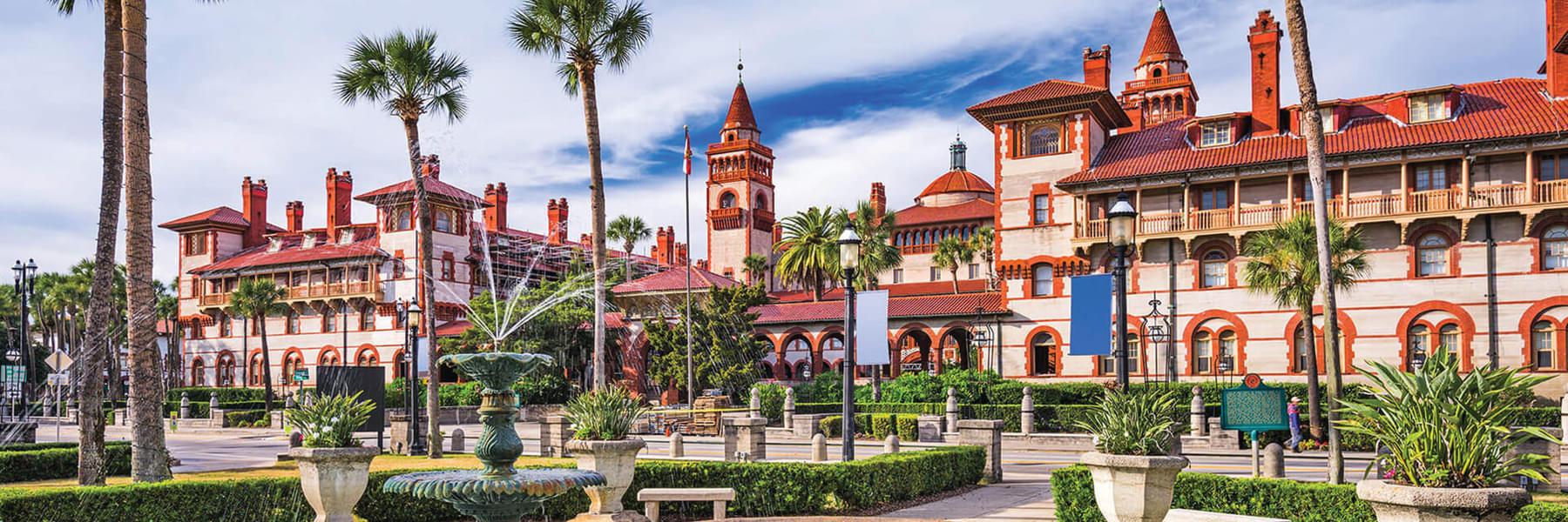 Marvel at the stunning colonial architecture of St. Augustine