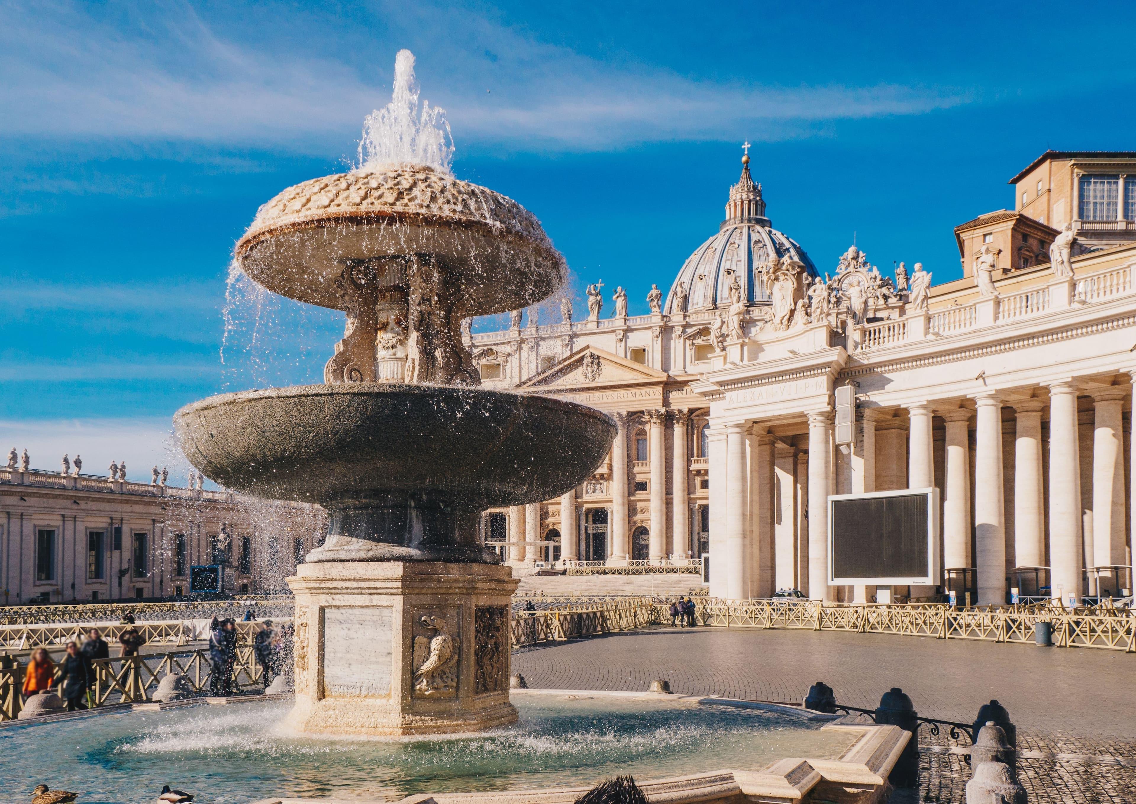 St. Peter's Basilica Fountain