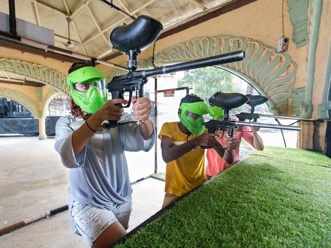 Paintball Target Shooting