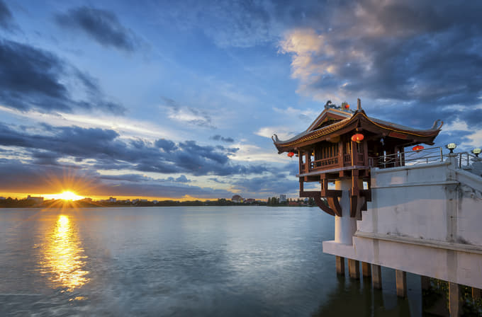 Beauty of One Pillar Pagoda