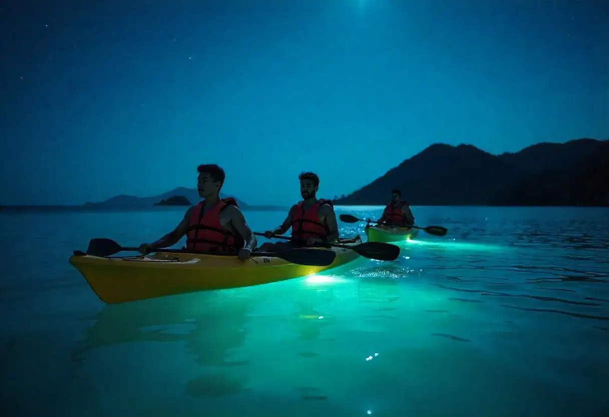 Night Kayaking in Havelock, Andaman (Bioluminescence)