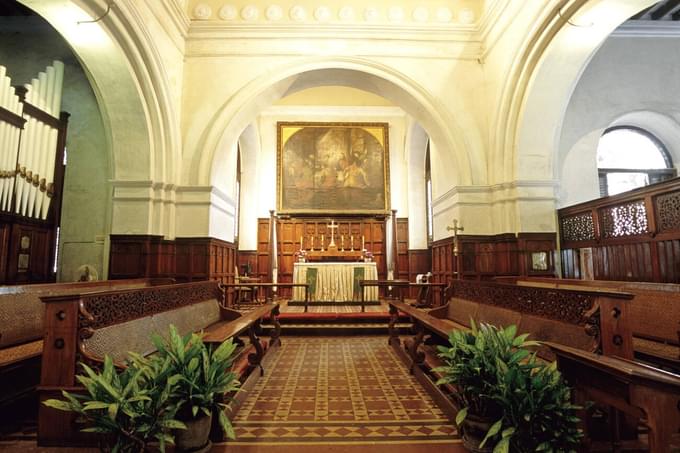 Admire military memorabilia and British-era paintings