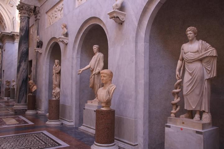 Art works at Vatican Museum 