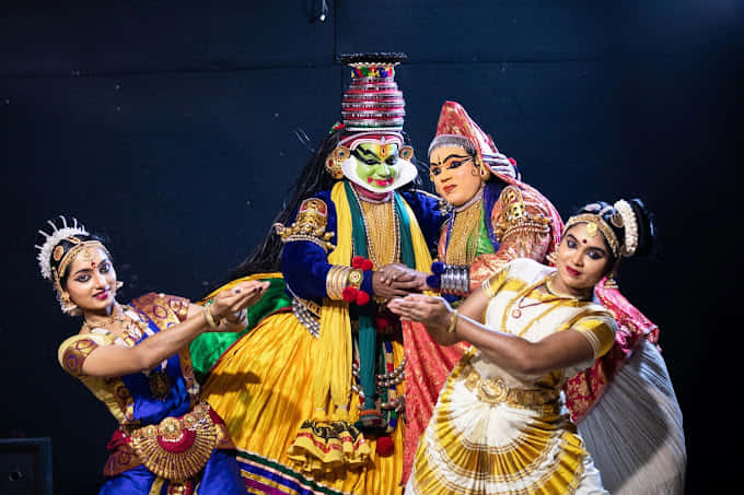 Kathakali Show in Munnar at Anachal