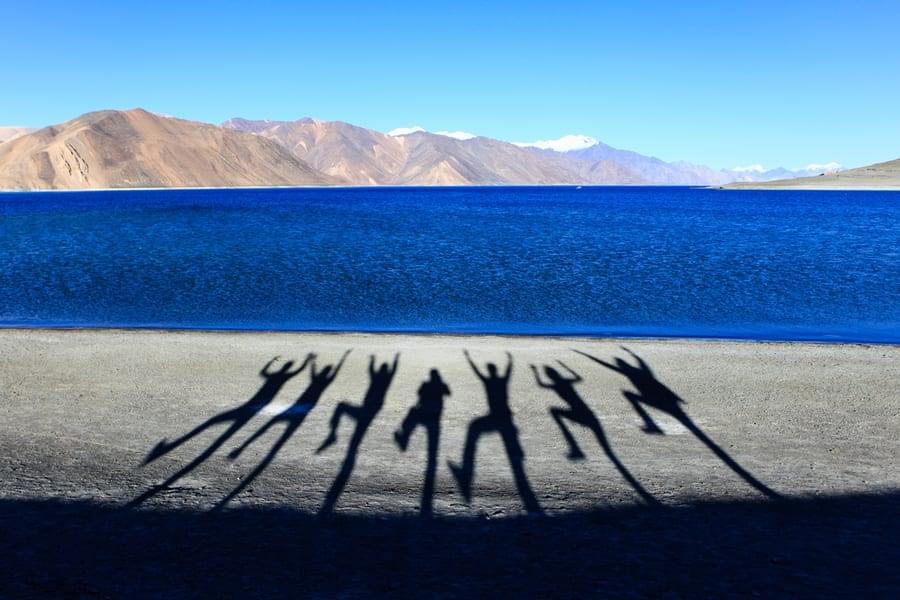 Visit the Pangong Lake with your perfect bunch of friends is an unforgettable experience
