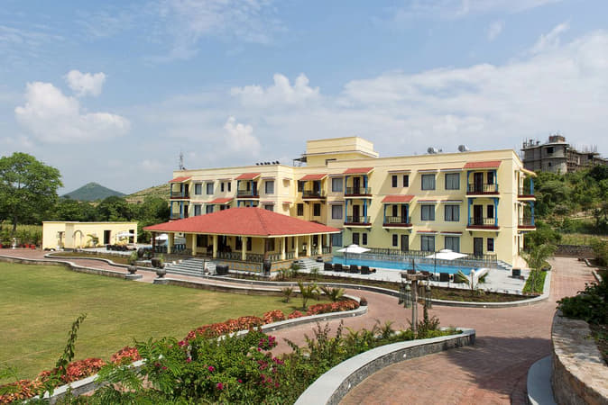 Exterior view of the resort