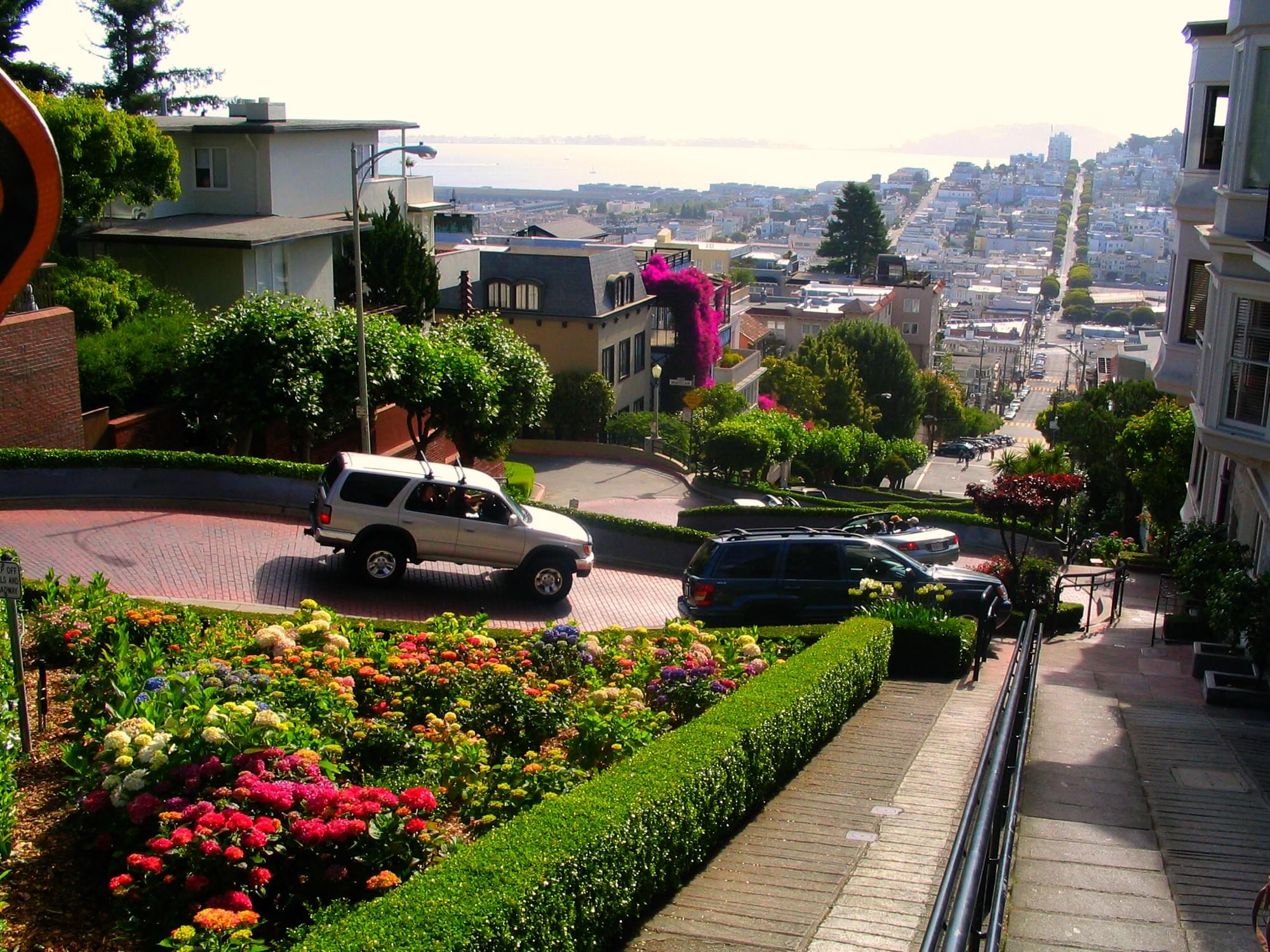 Drive down Lombard Street