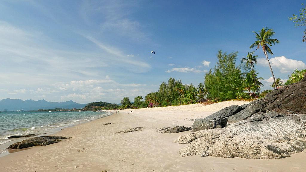 Pantai Cenang Beach Overview