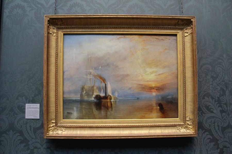 The Fighting Temeraire is the popular painting of 007 Movie Skyfall