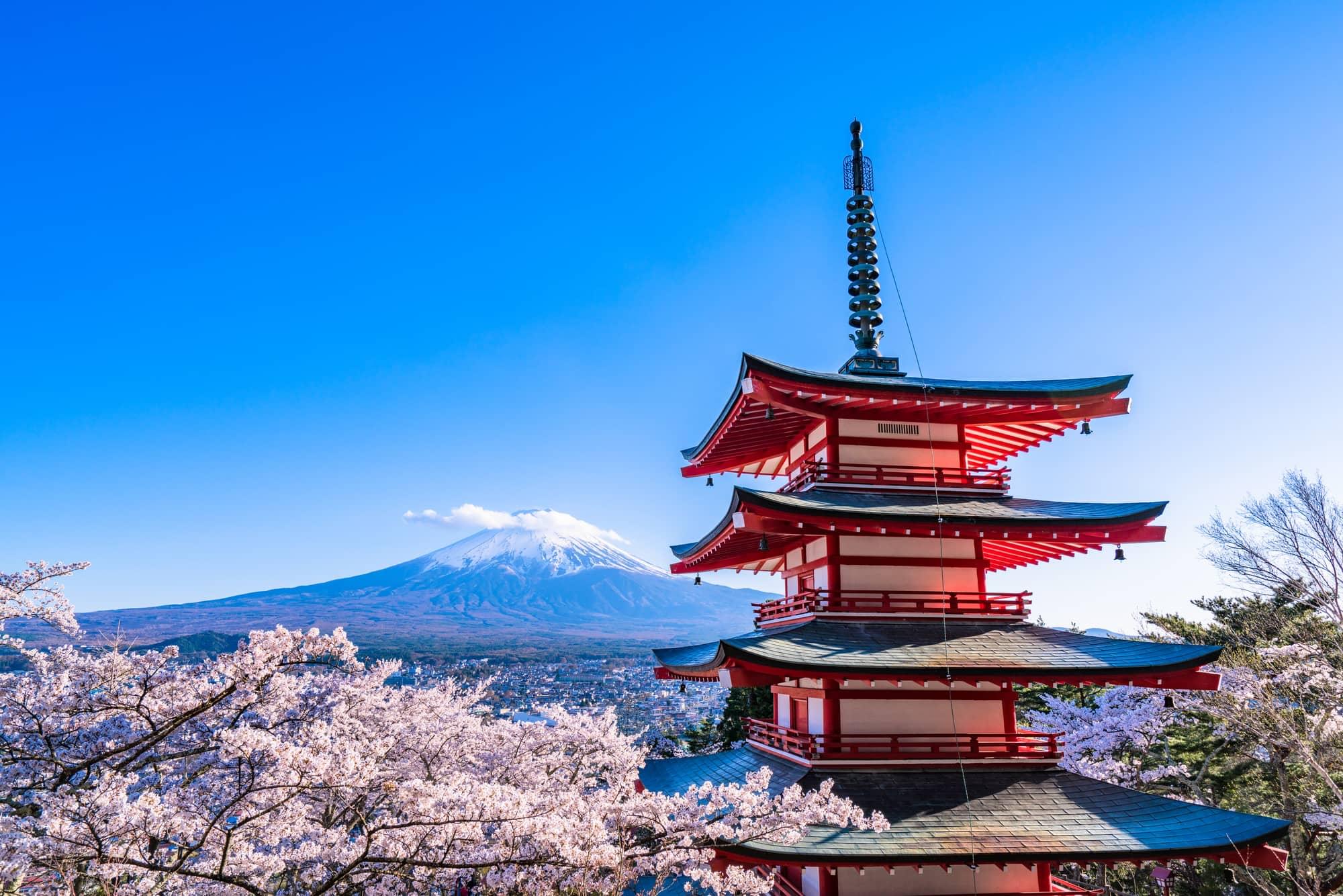 Visit the Arakura Fuji Sengen shrine