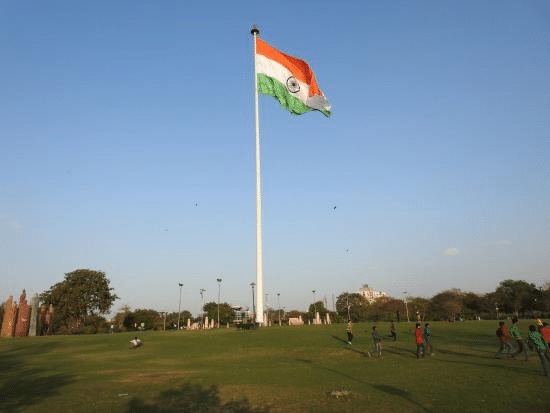 Marvel at the towering Indian Flag
