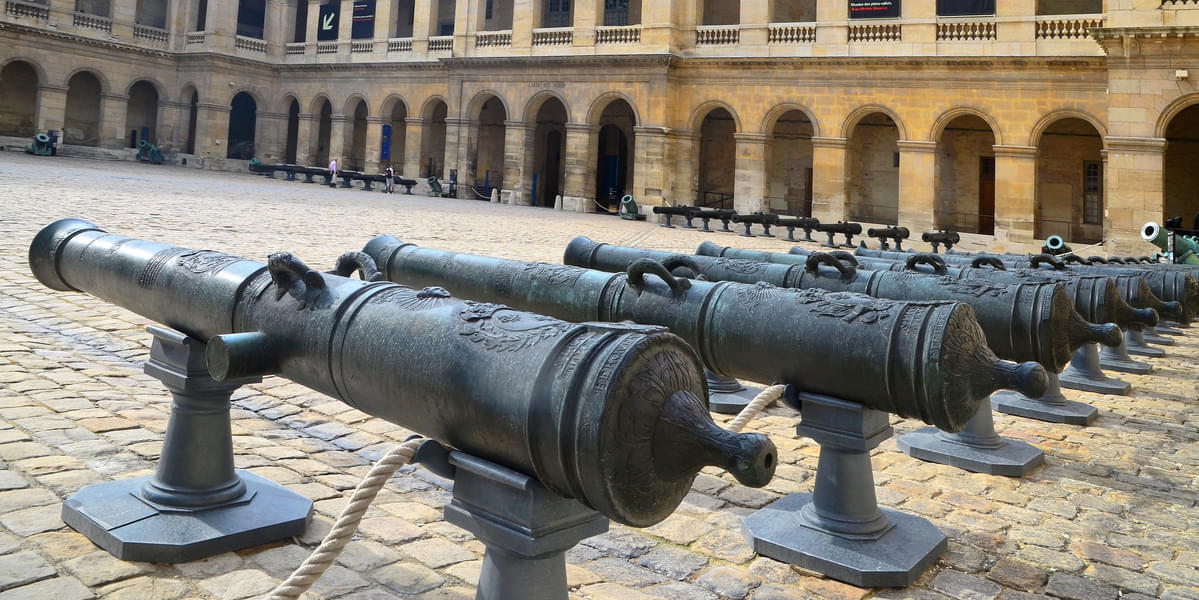 At one of the biggest arm museums, watch the ammunition used in the past wars