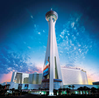 Visit the magnificent Strat Tower in Las Vegas
