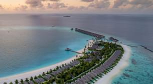 Aerial view of Sun Siyam Iru Veli Resort