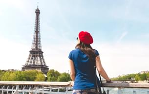 Marvel at the iconic Eiffel Tower