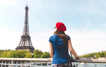 Marvel at the iconic Eiffel Tower