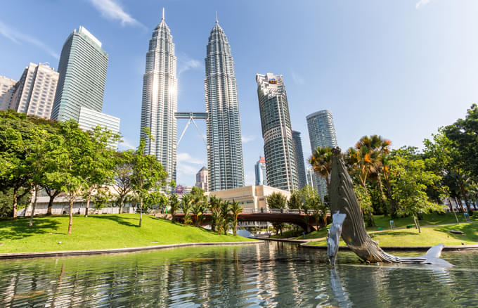 Stroll around the KLCC Park