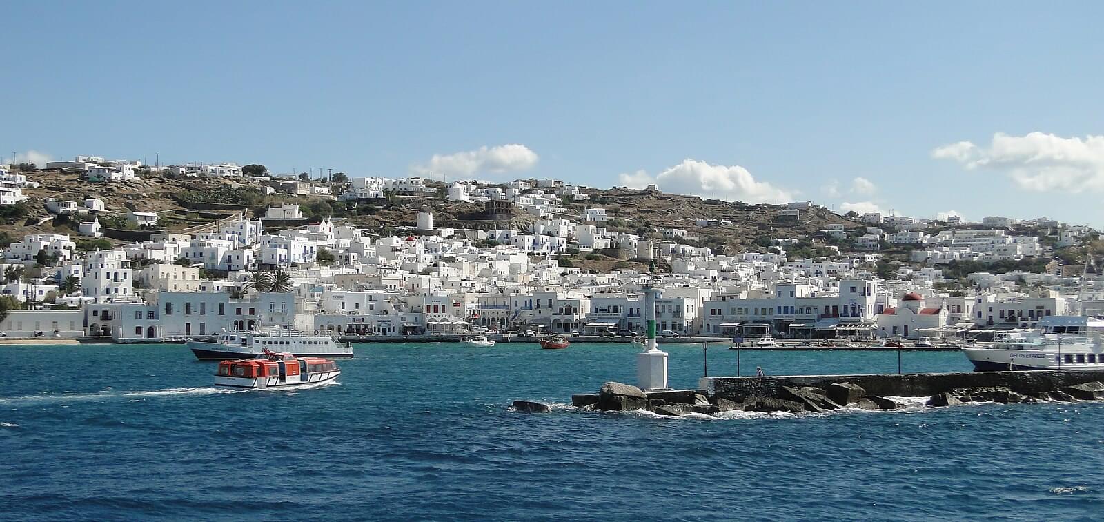 Mykonos Old Port Overview