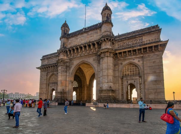 Begin your cultural journey at the iconic Gateway of India