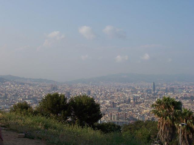 View from Montjuic Hill