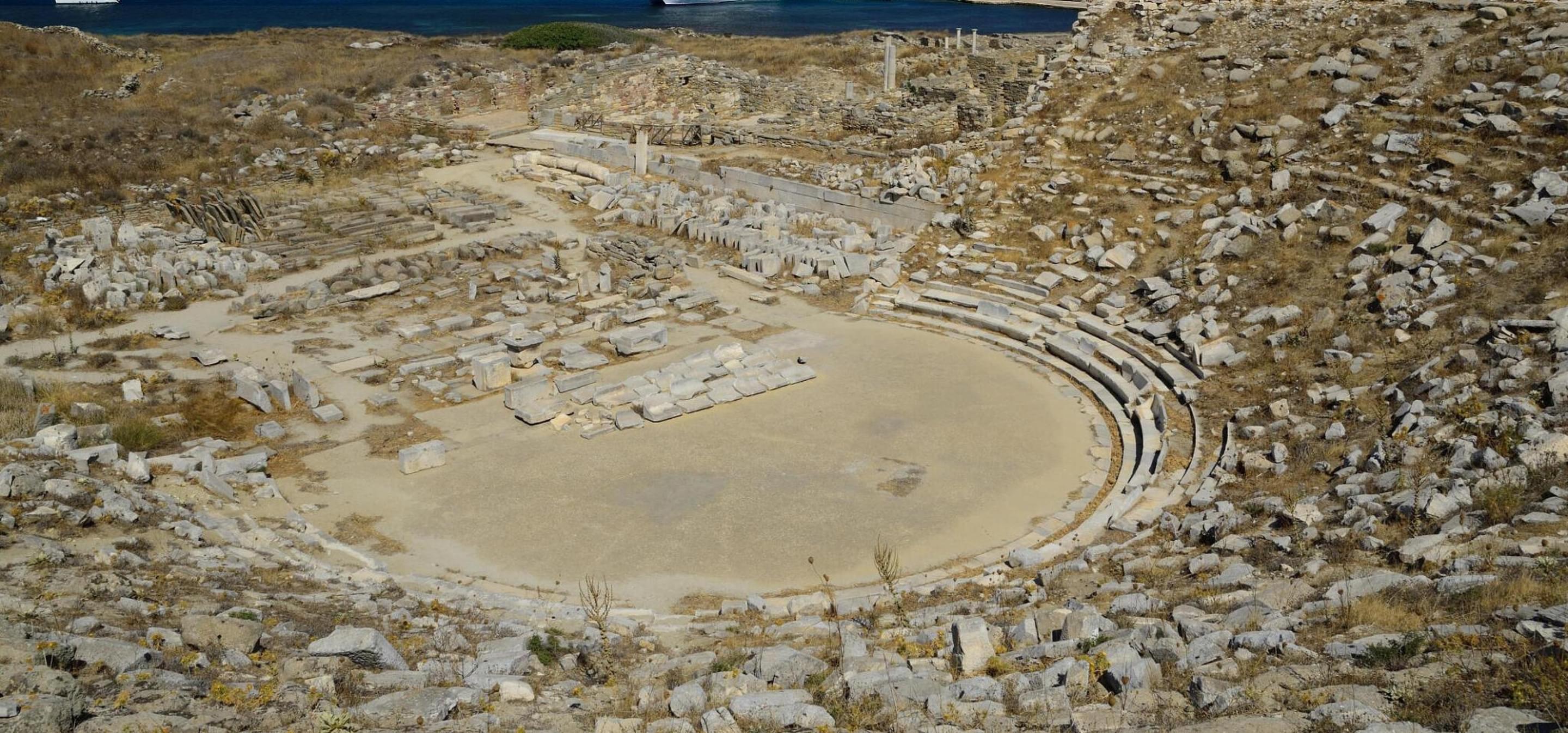 Ancient Theatre of Delos Overview