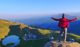 Cover scenic elevations in a thrilling 2-day, 1-night trekking experience to Prashar Lake