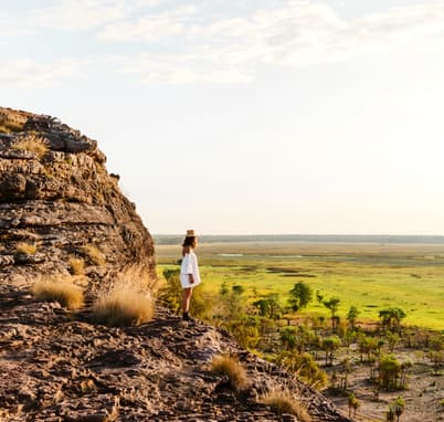 Marvel at the stunning views form the Ubirr Rock Formation