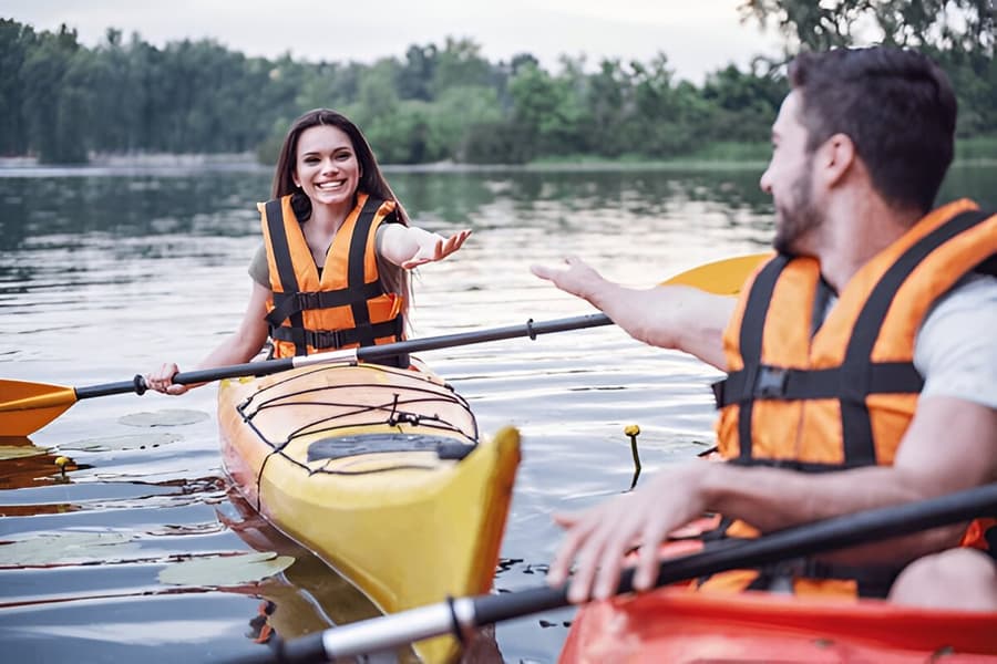 Kayaking in Goa at Chapora River Image