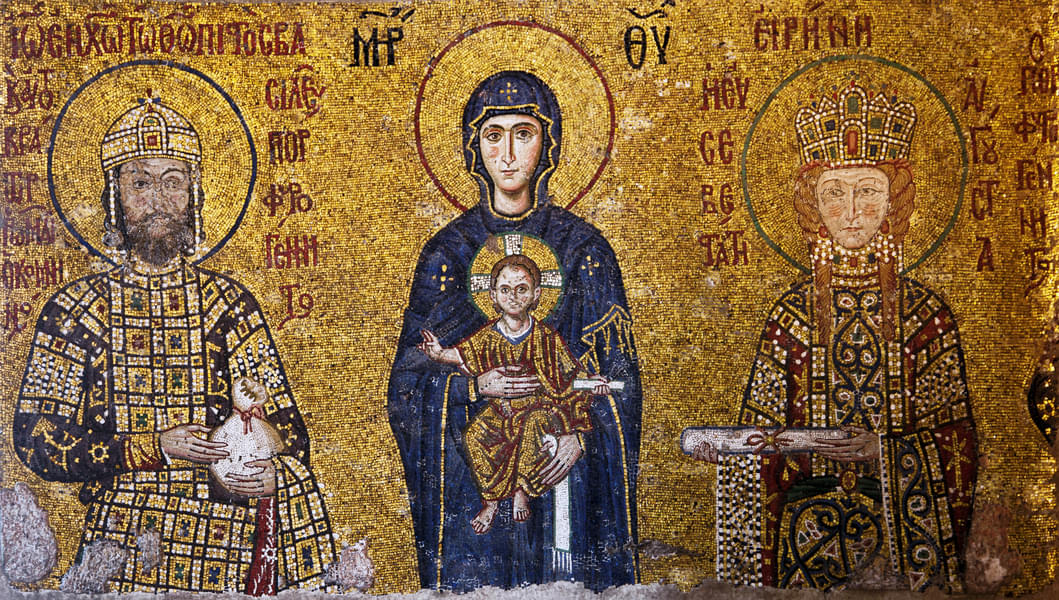 Mosaics and frescoes at Hagia Sophia