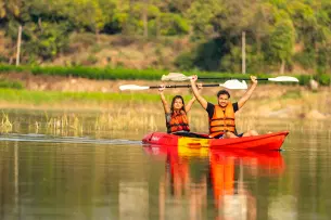 Kayaking in Kanva, Ramanagara