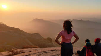 Trek on beautiful trails leading up to the Uttari Betta summit