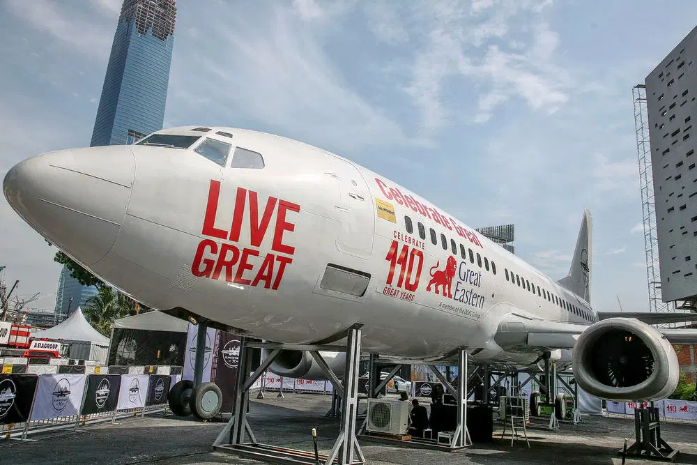 Plane In The City