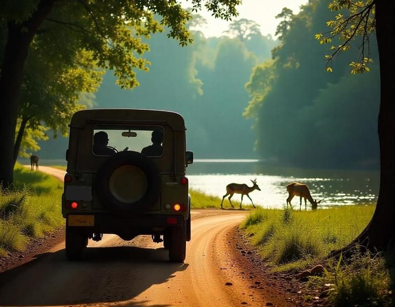 Jeep Safari in Thekkady Image