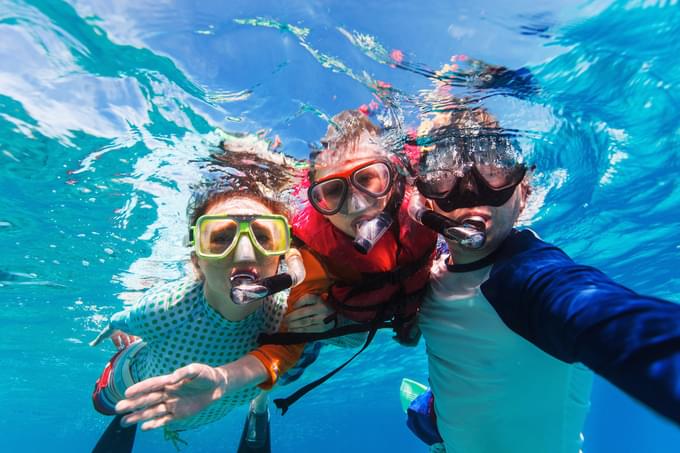 snorkeling in bang tao beach