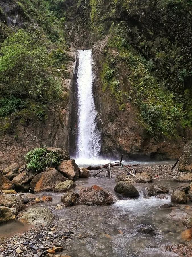 Sit by Emerald Waterfall Pool