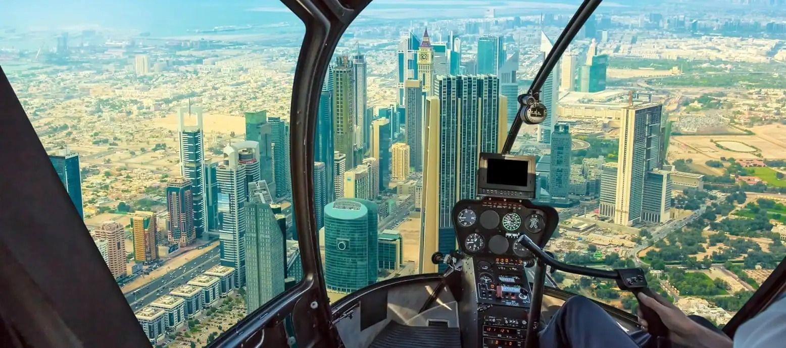 View From Helicopter Tour in Dubai