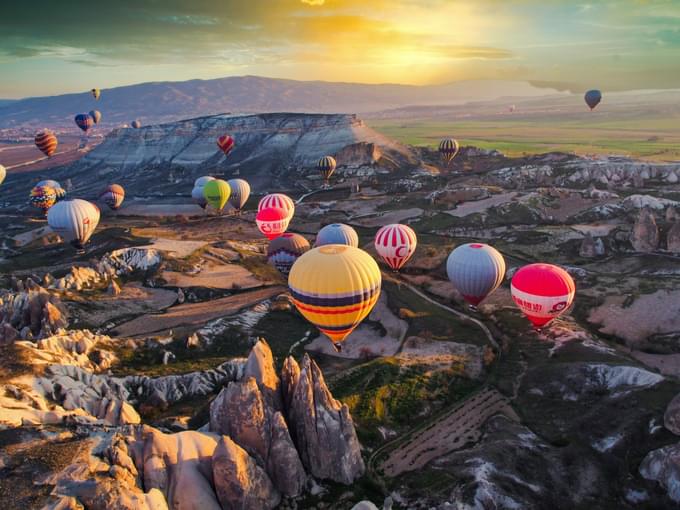 Hot Air Balloon in Tuscany