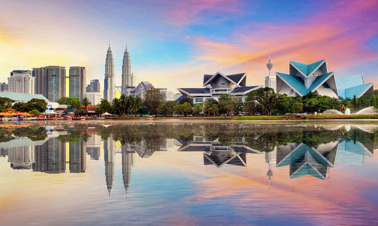 Beautiful view of Kuala Lumpur