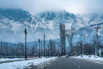 Explore the charm of Srinagar with its lakes, gardens, and vibrant bazaars