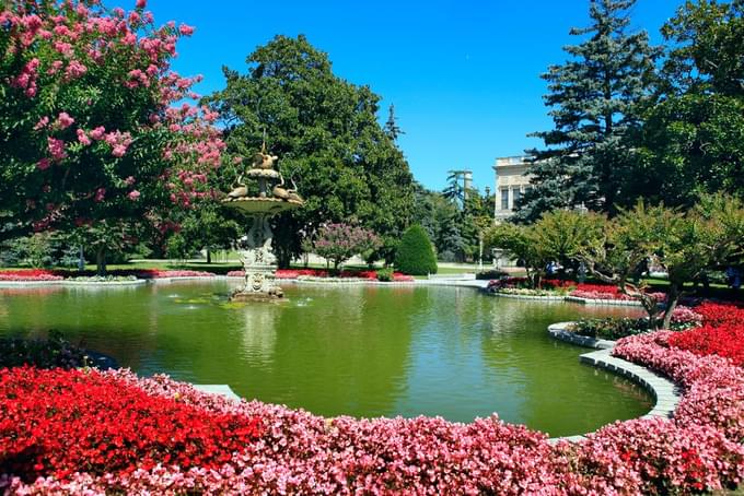 Gardens at Dolmabahce Palace