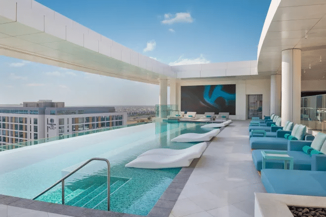 WB Hotel Abu Dhabi Overlook Pool