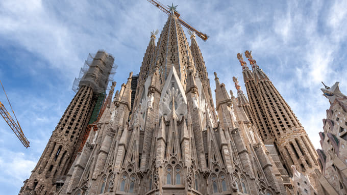 Sagrada Familia under construction