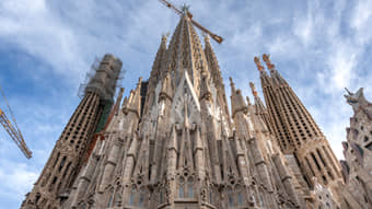 Sagrada Familia under construction